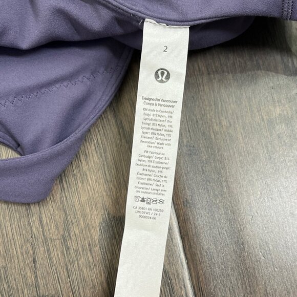 Lululemon NWT Align Tank Top Nightfall - Picture 7 of 8